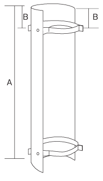 パイプヒートシールド　　　　Φ152mm用