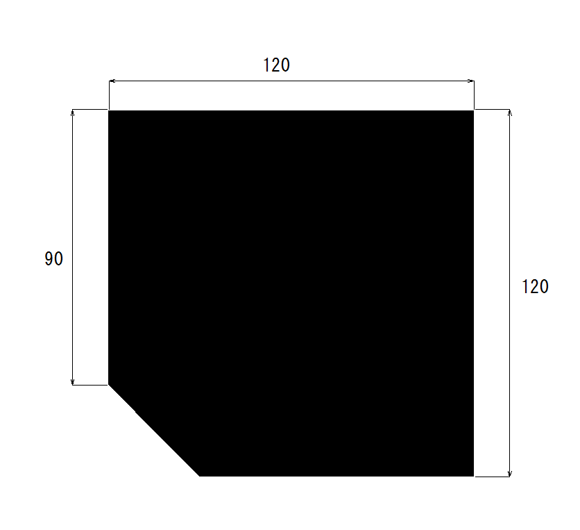 スチールフロアープレート 〈 L 〉〈コーナー用 〉